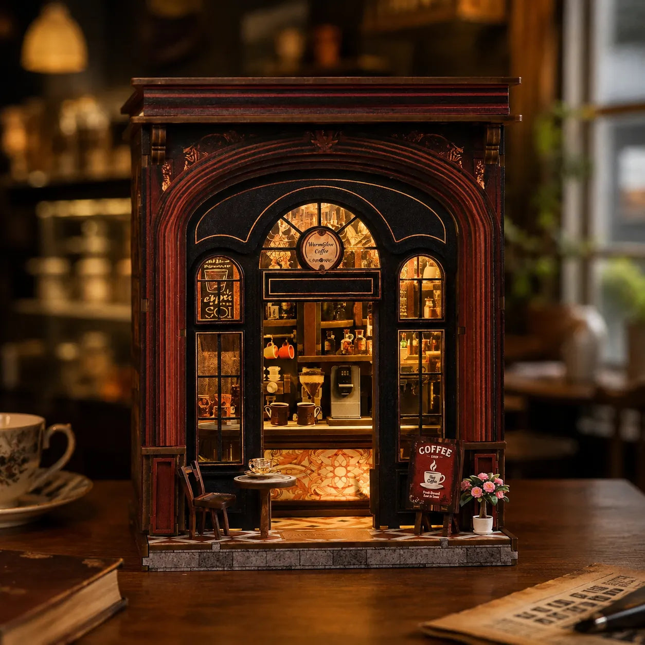 Warmlicht Café Book Nook kit