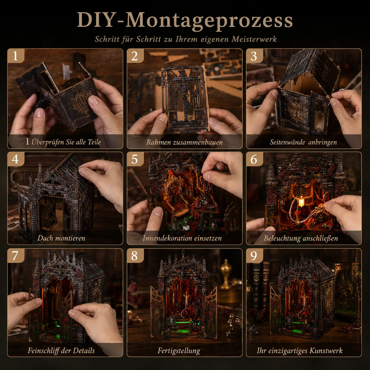 Dunkelfeste Book Nook kit
