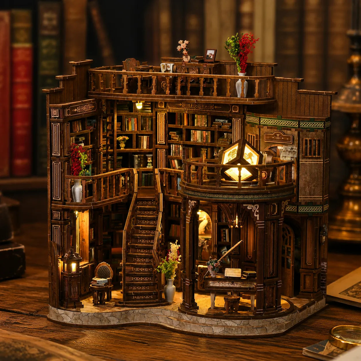 Traumlicht Bibliothek Book Nook kit