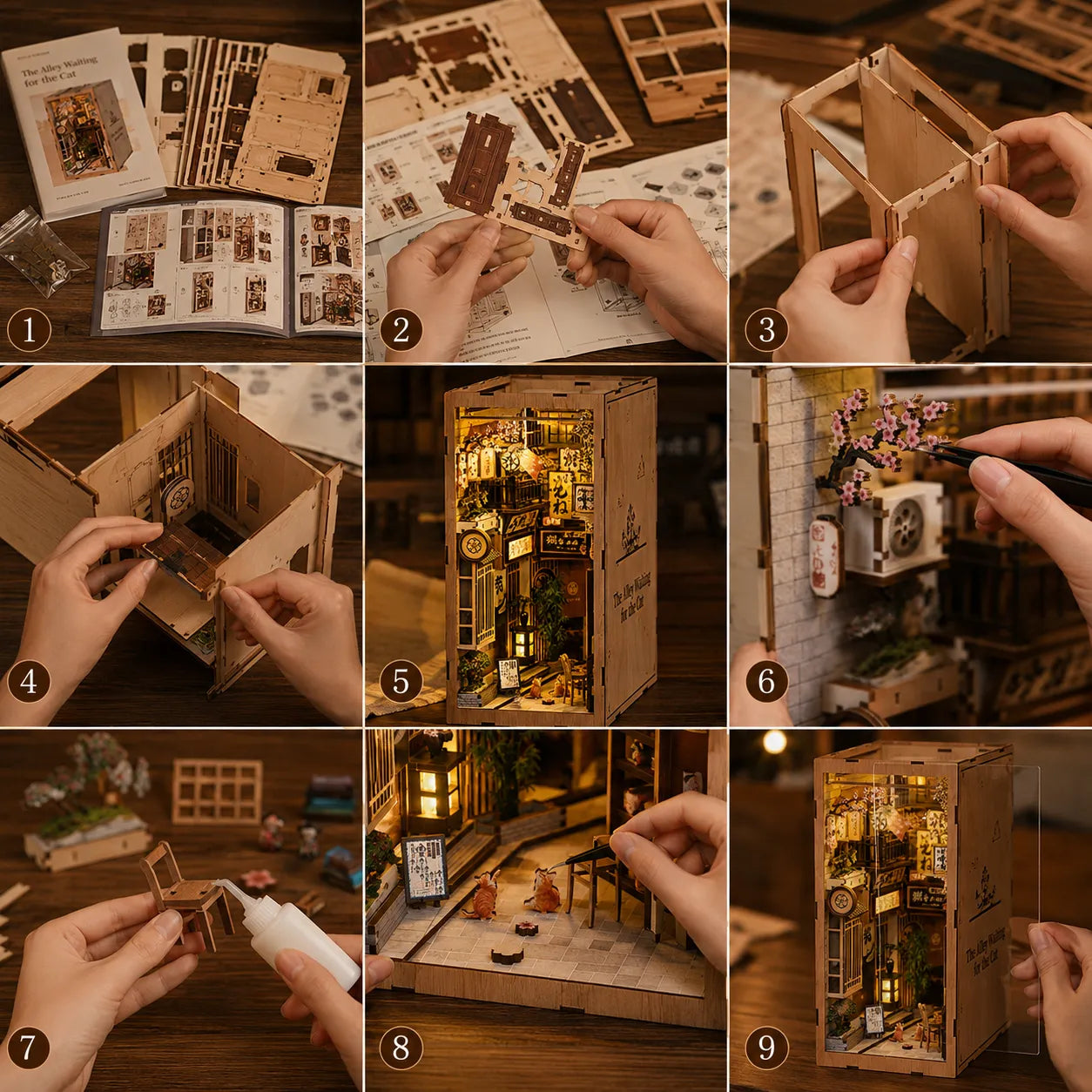 Katzengasse Book Nook kit