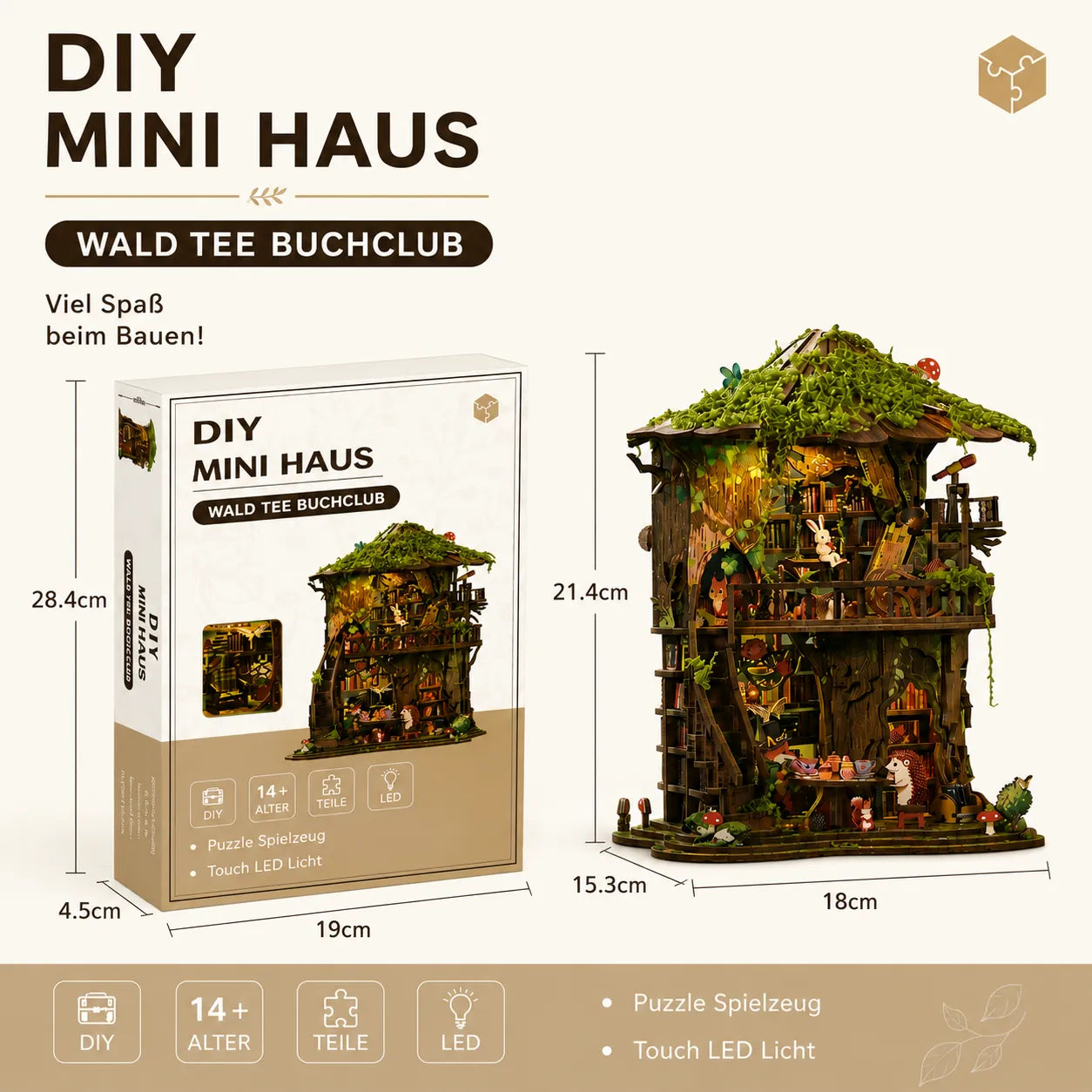 Waldteehaus Book Nook kit