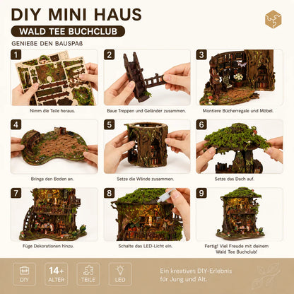 Waldteehaus Book Nook kit