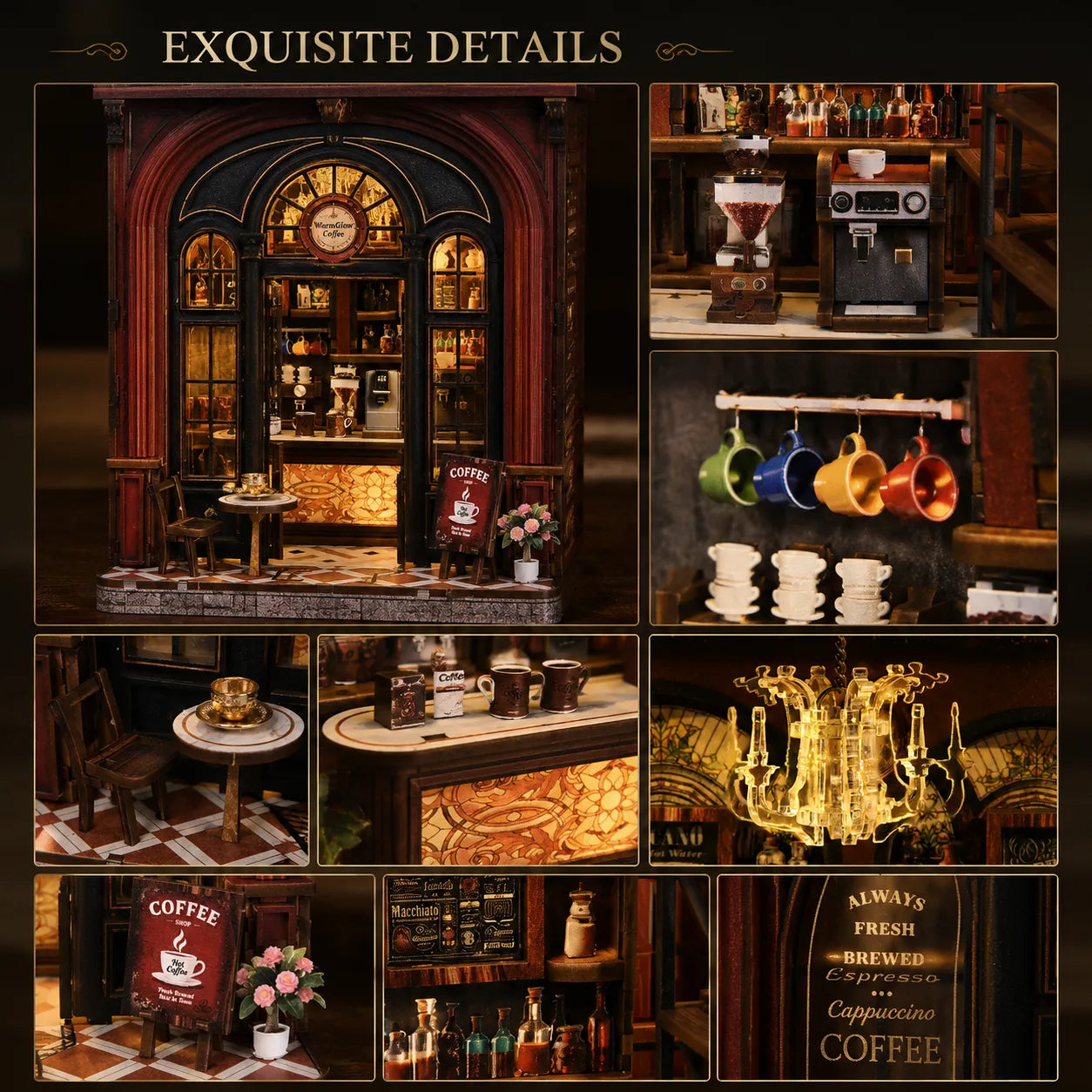 Warmlicht Café Book Nook kit