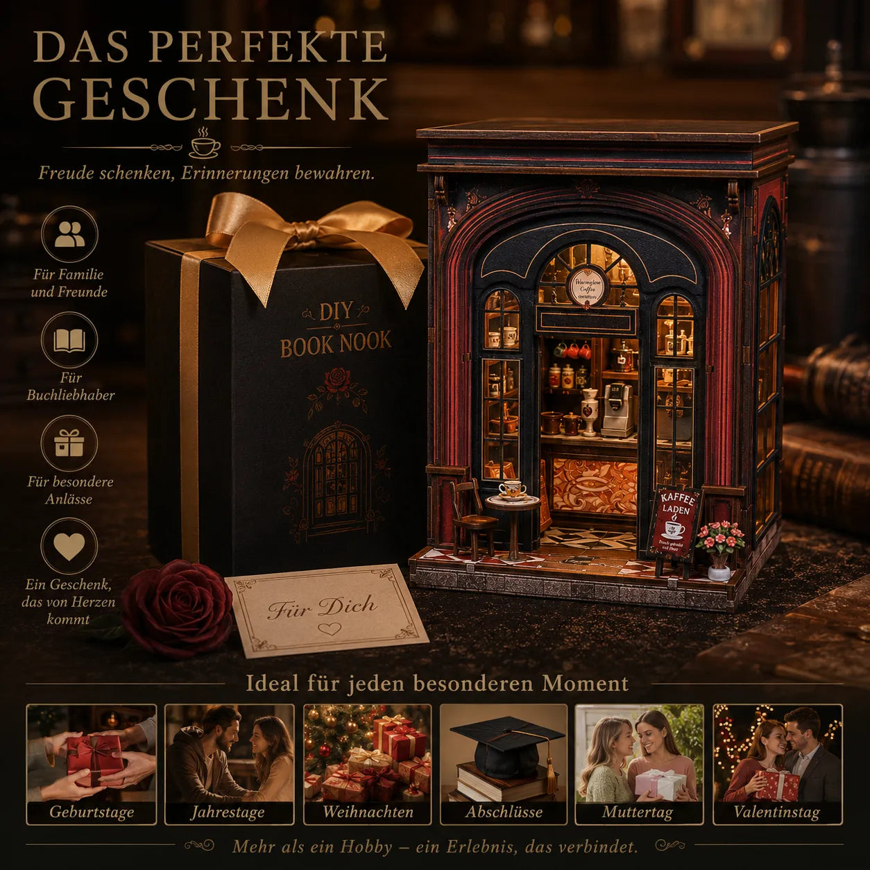 Warmlicht Café Book Nook kit