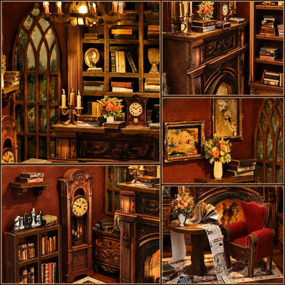 Lichtschein Bücherhaus Book Nook kit