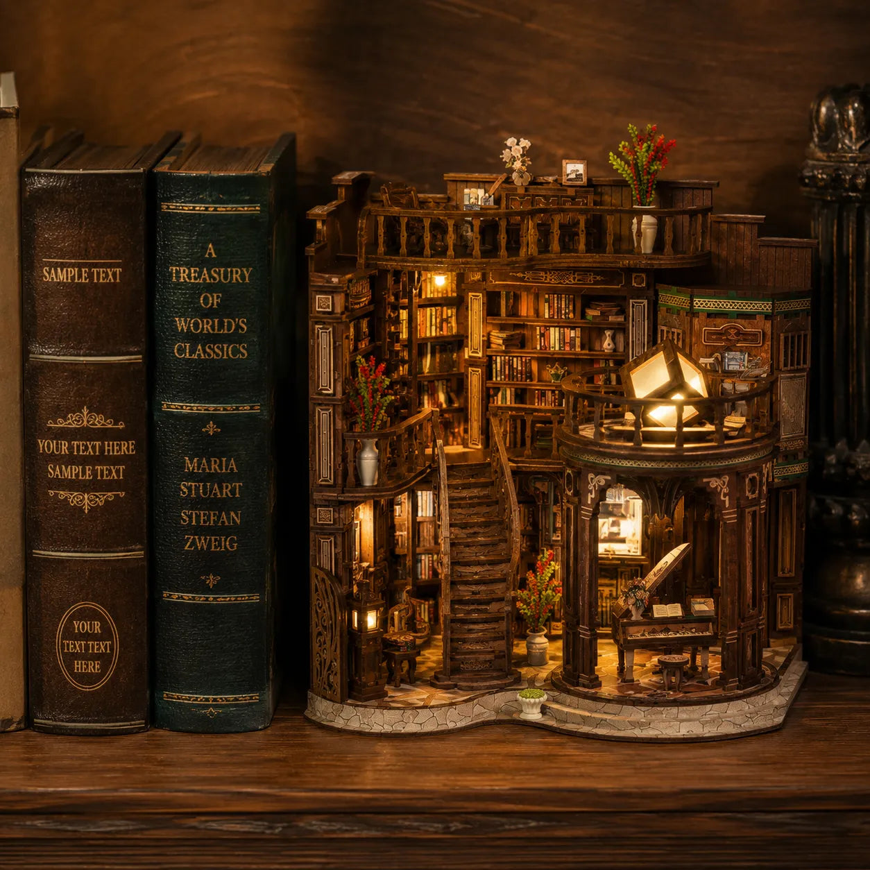 Traumlicht Bibliothek Book Nook kit