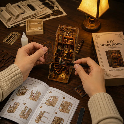 Verborgene Bibliothek Book Nook kit