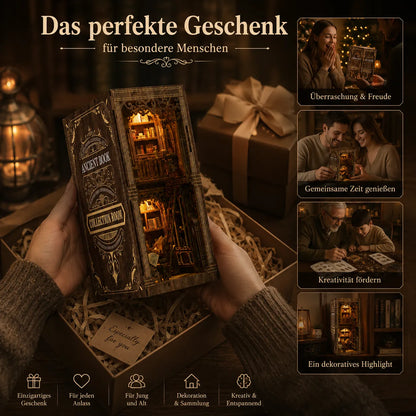 Verborgene Bibliothek Book Nook kit